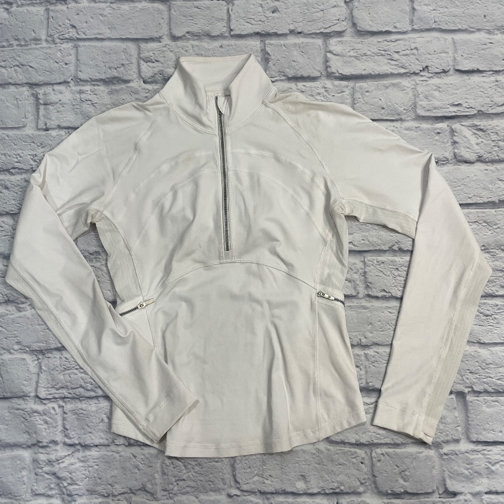 Lululemon Half Zip - White (6)